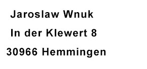 Bild mit Name und Anschrift der verantwortlichen Person